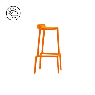 Pedrali Happy 490 plastic stool with seat H.75 cm. Buy on Shopdecor PEDRALI collections