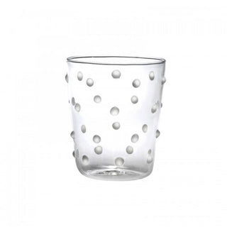 Zafferano Party Tumbler transparent glasses with polka dots Buy on Shopdecor ZAFFERANO collections
