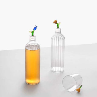 Ichendorf Botanica optical bottle amber flower by Alessandra Baldereschi Buy on Shopdecor ICHENDORF collections