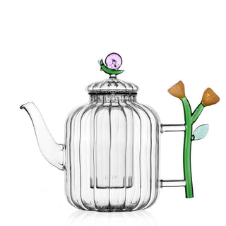 Ichendorf Botanica optical teapot snail and amber flower by Alessandra Baldereschi Buy on Shopdecor ICHENDORF collections