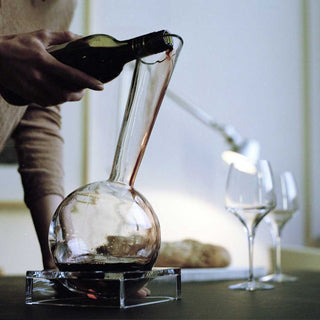 Italesse Vinocchio Decanter cc. 1500 with base in clear glass Buy on Shopdecor ITALESSE collections