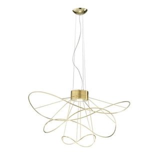 Axolight Hoops 3 LED suspension lamp gold by Giovanni Barbato #variant# | Acquista i prodotti di AXOLIGHT ora su ShopDecor