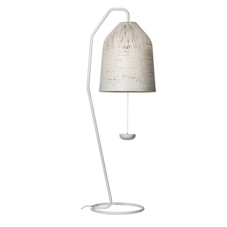 Karman Black Out floor lamp with stem and lampshade in fiberglass Buy on Shopdecor KARMAN collections