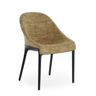 Kartell Eleganza Ela armchair in Melange fabric with black structure Buy on Shopdecor KARTELL collections