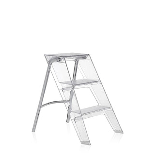 Kartell Upper folding step ladder with chromed steel structure Buy on Shopdecor KARTELL collections