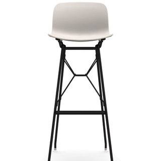 Magis Troy Wireframe high stool in polypropylene with black structure h. 102 cm. Buy on Shopdecor MAGIS collections