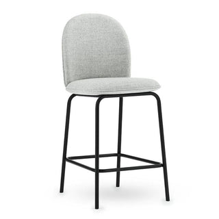 Normann Copenhagen Ace stool full upholstery black steel and seat h. 65 cm. Buy on Shopdecor NORMANN COPENHAGEN collections