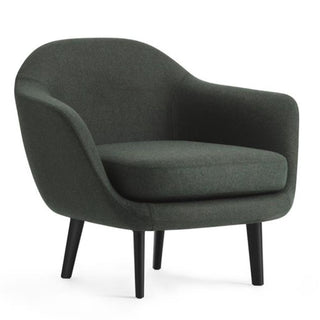 Normann Copenhagen Sum armchair full upholstery fabric with black aluminium structure Buy on Shopdecor NORMANN COPENHAGEN collections