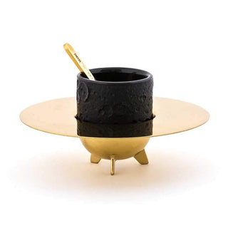 Diesel with Seletti Cosmic Diner Lunar coffee set black/gold #variant# | Acquista i prodotti di DIESEL LIVING WITH SELETTI ora su ShopDecor