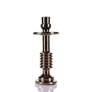 Diesel with Seletti Transmission Collection candlestick h. 26 cm. bronze #variant# | Acquista i prodotti di DIESEL LIVING WITH SELETTI ora su ShopDecor