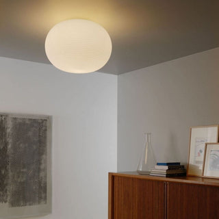 FontanaArte Bianca small white wall lamp by Matti Klenell Buy on Shopdecor FONTANAARTE collections
