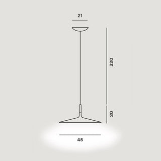 Foscarini Aplomb Large LED suspension lamp Buy on Shopdecor FOSCARINI collections