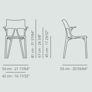Kartell A.I. chair for indoor/outdoor use Buy on Shopdecor KARTELL collections