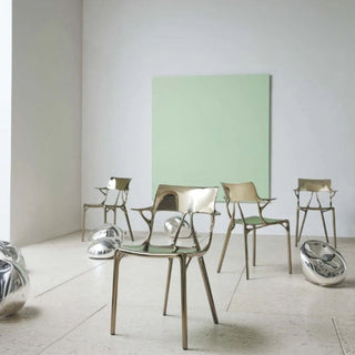 Kartell A.I. metallized chair for indoor use Buy on Shopdecor KARTELL collections