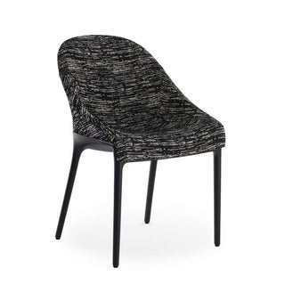 Kartell Eleganza Ela armchair in Melange fabric with black structure Kartell Melange 1 Black - Buy now on ShopDecor - Discover the best products by KARTELL design