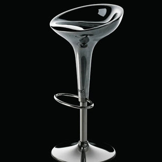Magis Al Bombo swivel stool in glossy aluminium Buy on Shopdecor MAGIS collections