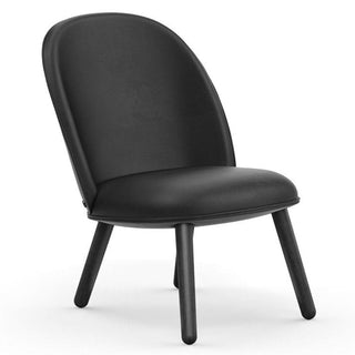 Normann Copenhagen Ace lounge chair full upholstery ultra leather with black oak structure Buy on Shopdecor NORMANN COPENHAGEN collections