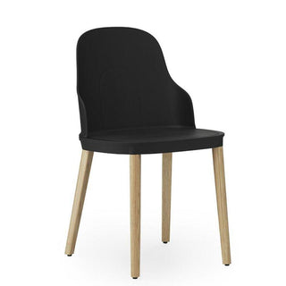 Normann Copenhagen Allez polypropylene chair with oak legs Normann Copenhagen Allez Black - Buy now on ShopDecor - Discover the best products by NORMANN COPENHAGEN design
