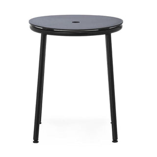 Normann Copenhagen Circa black steel stool h. 45 cm. Buy on Shopdecor NORMANN COPENHAGEN collections