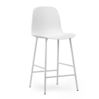 Normann Copenhagen Form steel bar chair with polypropylene seat h. 65 cm. Normann Copenhagen Form White - Buy now on ShopDecor - Discover the best products by NORMANN COPENHAGEN design