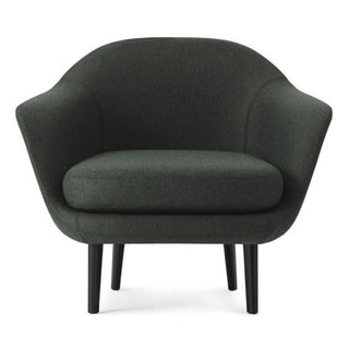 Normann Copenhagen Sum armchair full upholstery fabric with black aluminium structure - Buy now on ShopDecor - Discover the best products by NORMANN COPENHAGEN design