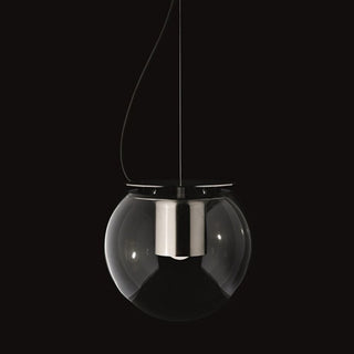 OLuce The Globe 828 suspension lamp nickel plated diam 30 cm. Buy on Shopdecor OLUCE collections