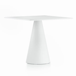 Pedrali Ikon 865 table with white solid laminate top 70x70 cm. Buy on Shopdecor PEDRALI collections