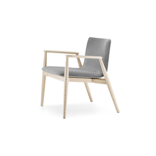 Pedrali Malmo 296 grey lounge chair with ash structure Buy on Shopdecor PEDRALI collections