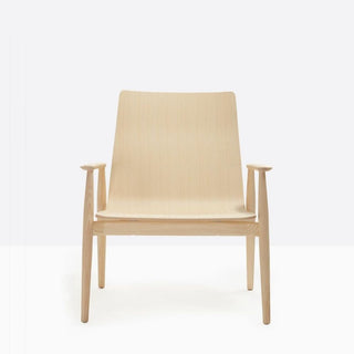 Pedrali Malmo 299 Relax lounge chair in ash wood Buy on Shopdecor PEDRALI collections
