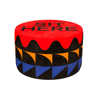 Qeeboo Oggian Sit Here Red M pouf Buy on Shopdecor QEEBOO collections