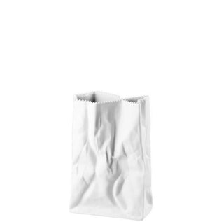 Rosenthal Do Not Litter bag vase h 18 cm white-mat polished Buy on Shopdecor ROSENTHAL collections