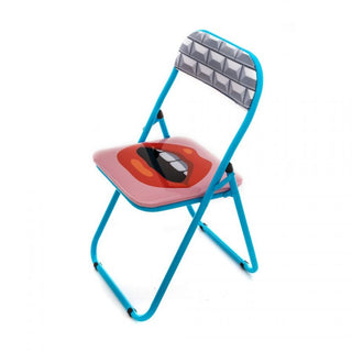 Seletti Blow Mouth folding chair with mouth decor Buy on Shopdecor SELETTI collections