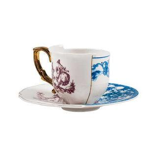 Seletti Hybrid porcelain coffee cup Eufemia with saucer Buy on Shopdecor SELETTI collections