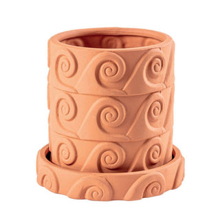Seletti Magna Graecia Onda terracotta vase diam. 24 cm. Buy on Shopdecor SELETTI collections
