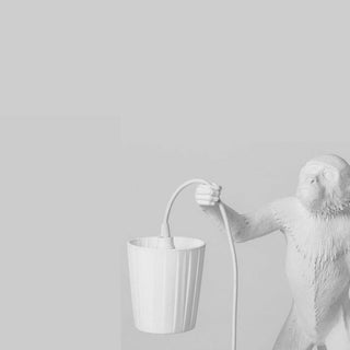 Seletti Monkey lampshade white Buy on Shopdecor SELETTI collections