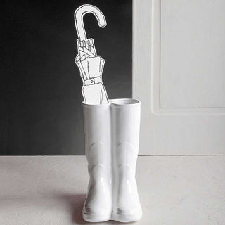 Seletti Rainboots umbrella stand white Buy on Shopdecor SELETTI collections