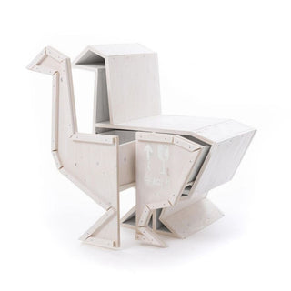Seletti Sending Animals Goose white bedside table Buy on Shopdecor SELETTI collections