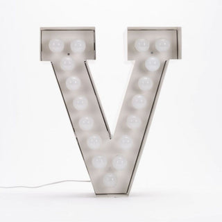 Seletti Vegaz Letter V white Buy on Shopdecor SELETTI collections
