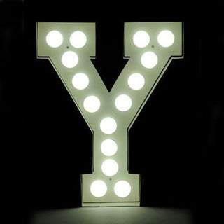 Seletti Vegaz Letter Y white Buy on Shopdecor SELETTI collections