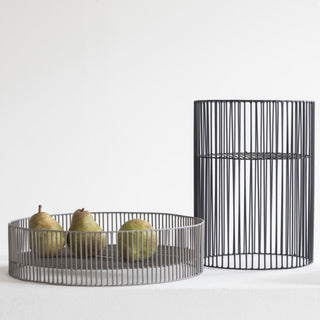 Serax Metal Sculptures Turn low basket grey Buy on Shopdecor SERAX collections