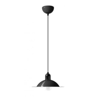 Stilnovo Lampiatta suspension lamp diam. 28 cm. White/Black - Buy now on ShopDecor - Discover the best products by STILNOVO design