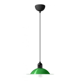 Stilnovo Lampiatta suspension lamp diam. 28 cm. White/Green - Buy now on ShopDecor - Discover the best products by STILNOVO design