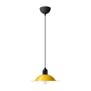 Stilnovo Lampiatta suspension lamp diam. 28 cm. White/Yellow - Buy now on ShopDecor - Discover the best products by STILNOVO design
