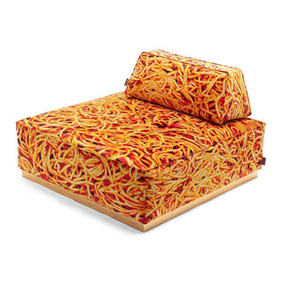 Seletti Toiletpaper Pouf Spaghetti 103x103 cm. - Buy now on ShopDecor - Discover the best products by TOILETPAPER HOME design