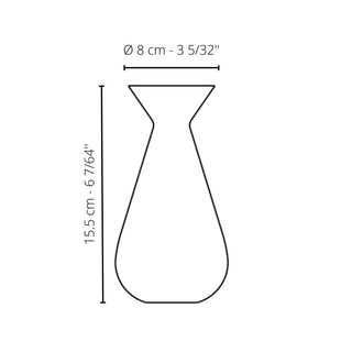 Venini Gemme 100.35 vase rigadin h. 15.5 cm. - Buy now on ShopDecor - Discover the best products by VENINI design