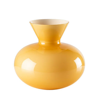 Venini Idria 706.41 opaline vase h. 27 cm. Venini Idria Amber Inside Milk-White - Buy now on ShopDecor - Discover the best products by VENINI design