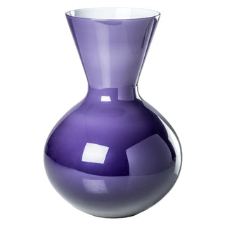 Venini Idria 706.42 opaline vase h. 36 cm. Venini Idria Indigo Inside Milk-White - Buy now on ShopDecor - Discover the best products by VENINI design