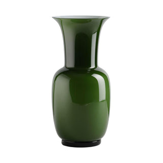 Venini Opalino 706.22 opaline vase with milk-white inside h. 36 cm. Venini Opalino Apple Green Inside Milk-White - Buy now on ShopDecor - Discover the best products by VENINI design
