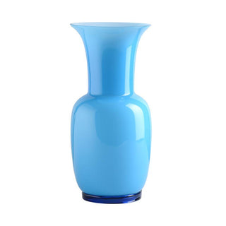 Venini Opalino 706.22 opaline vase with milk-white inside h. 36 cm. Venini Opalino Aquamarine Inside Milk-White - Buy now on ShopDecor - Discover the best products by VENINI design