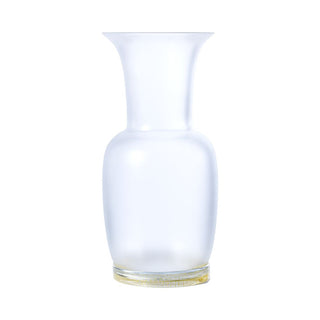 Venini Frozen Opalino 706.22 vase crystal gold leaf sandblasted h. 36 cm. Buy on Shopdecor VENINI collections